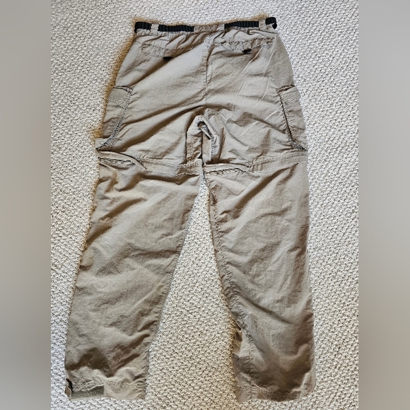 REI Sahara Convertible Hiking Pants 10 Tan Cargo Pants Durable Outdoor Wear - Picture 2 of 7